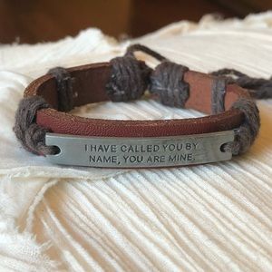 Christian verse bracelet